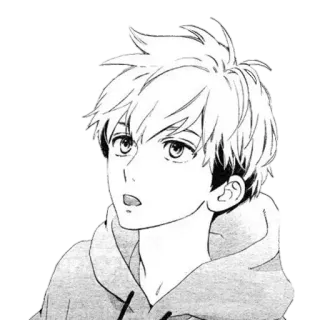 🪁 อนิเมะ, มังงะ, เด็กผู้ชาย, ตัวละคร, ภาพเหมือน telegram sticker