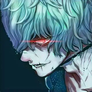 😃 Tomura Shigaraki My Hero Academia anime, villain, red eyes, evil, Tomura Shigaraki, My Hero Academia telegram sticker