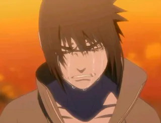 🌌 Sasuke Naruto anime, sasuke, naruto, crying, sad, emotion telegram sticker