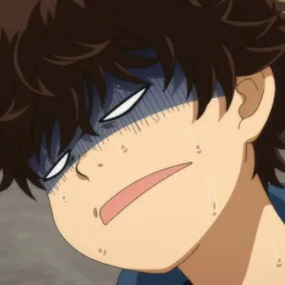 ⚽️ Anime, Triste, Chorando, Chateado, Mangá, Emoção telegram sticker