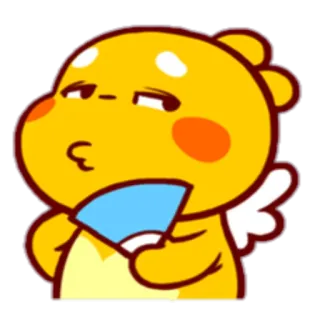 😎 cartone animato, emoji, espressione, carino, fan, giallo, personaggio telegram sticker
