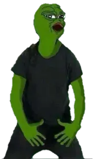 😐 Pepe the Frog pepe, sapo, meme, meme da internet whatsapp sticker