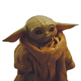 😑 Baby Yoda The Mandalorian baby yoda, the mandalorian, star wars, grogu, imut, alien telegram sticker