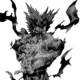 💫 Garou One-Punch Man Anime, Manga, Monster, Schurk, Vechten telegram sticker