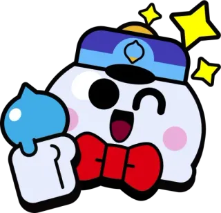 🍦 cartoon, character, star, cute, game telegram sticker