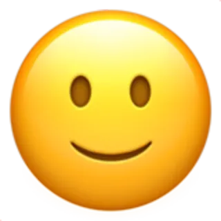 🙂 emoji, smiley, yellow, face, happy, expression telegram sticker