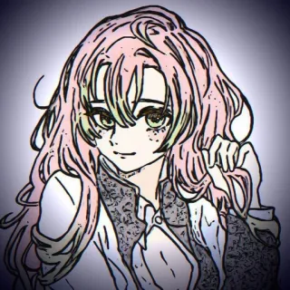 🍡 Mitsuri Kanroji Demon Slayer anime, demon slayer, mitsuri kanroji, hashira, love hashira telegram sticker