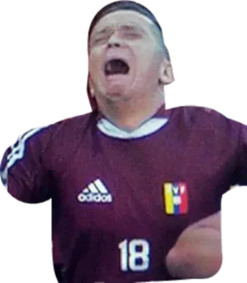 😭 calcio, giocatore, atleta, celebrazione, sport, Venezuela telegram sticker