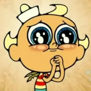 🥺 dibujos animados, personaje, animado, lindo, ojos grandes, marinero, inocente telegram sticker