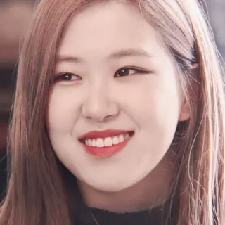 🧸 coréen, femme, personne, sourire, rose, Blackpink telegram sticker