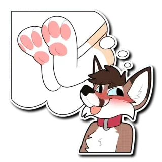 💭 Furry telegram sticker