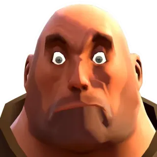 😒 Heavy Team Fortress 2 Team Fortress 2, Heavy, Personagem de videogame, Meme, Engraçado, Gaming telegram sticker