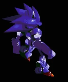 🤖 Sonic the Hedgehog video game, robot, speed, metallic, character telegram sticker