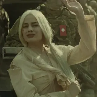 🔥 Harley Quinn The Suicide Squad Харли Квинн, Отряд самоубийц, Марго Робби, DC Comics, Антигерой, Фильм, Суперзлодей whatsapp sticker