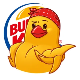 Цыплята Бургер Кинг :: @TgSticker telegram stickers