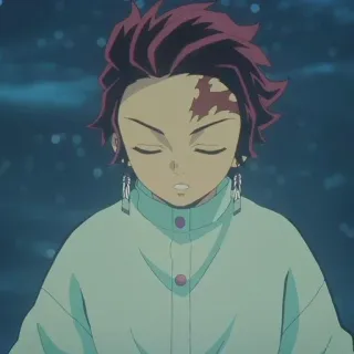 🌊 Tanjiro Kamado Demon Slayer Tanjiro, Demon Slayer, Anime, Manga, Animasi Jepang, Kartun, Karakter telegram sticker