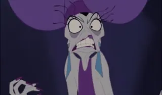 😡 Yzma The Emperor's New Groove Yzma, Disney, Kuzco l'empereur mégalo, Dessin animé, Méchant telegram sticker