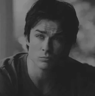 ▪️ Damon Salvatore The Vampire Diaries Ian Somerhalder, Serial TV, Wampir, Dramat, Nadprzyrodzone, Aktor telegram sticker