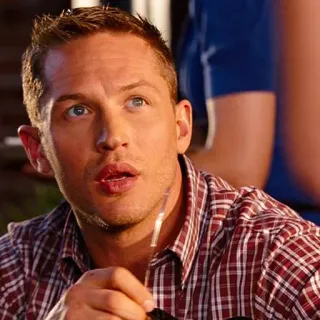 😮 Tom Hardy acteur, homme, célébrité, beau telegram sticker