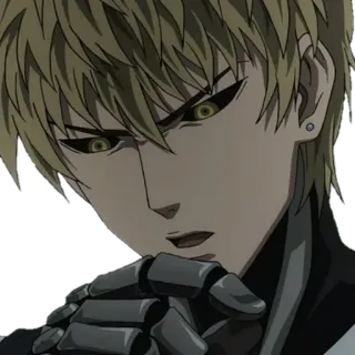 🤔 Genos One Punch Man Аниме, Киборг, Ванпанчмен, Генос, Герой telegram sticker
