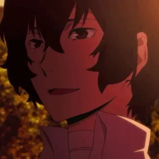 ✨ Dazai Osamu Bungou Stray Dogs อนิเมะ, มังงะ, ดาไซ, Bungou Stray Dogs telegram sticker