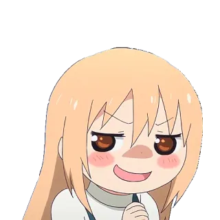 😈 Anime, Cartoon, Personnage, Suffisant, Expression whatsapp sticker