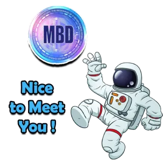 🤝 Nice to Meet You! greeting, astronaut, meet, nice telegram sticker