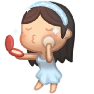 💄 schoonheid, make-up, glitter, meisje, schattig, cosmetica, glamour telegram sticker