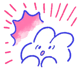 😨 Hase, geschockt, verängstigt, Überraschung, Häschen, Cartoon telegram sticker