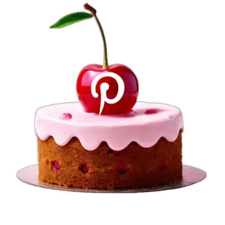 🍲 케이크, 체리, 디저트, Pinterest, 달콤한 telegram sticker