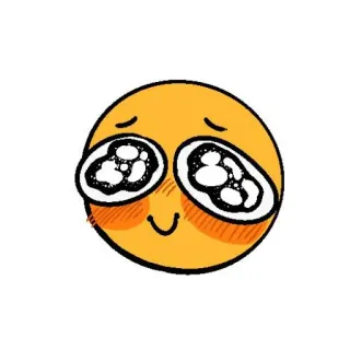 🥺 emoji, carino, felice, occhi telegram sticker