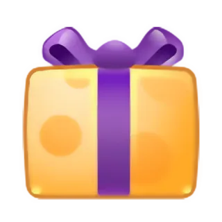 🎁 gift, present, box, celebration, surprise, ribbon, package telegram sticker