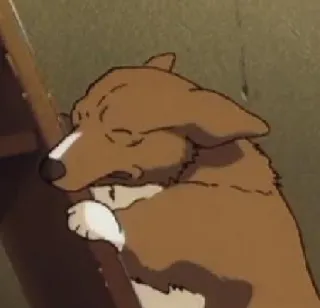 😨 perro, corgi, mascota, animal, dibujos animados, dormilón, lindo telegram sticker