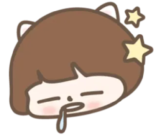 😴 Desenho animado, Sonolento, Fofo, Tonto, Exausto, Sono telegram sticker