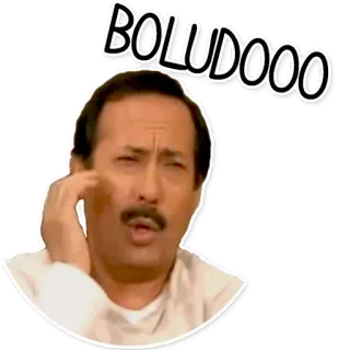 😫 BOLUDOOO tức giận, biểu cảm, tiếng Tây Ban Nha, từ chửi thề telegram sticker