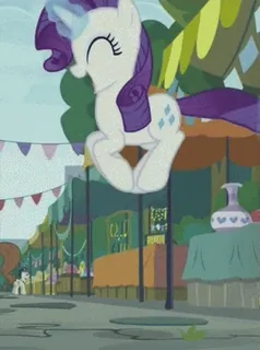 😄 Rarity My Little Pony Rareté, My Little Pony, Poney, Dessin animé, Personnage, Animé telegram sticker