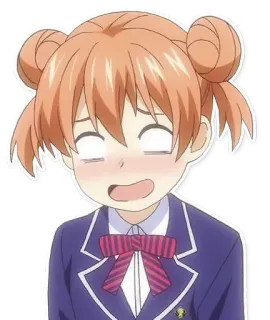 🤤 Anime, Aufkleber, Mädchen, Manga, Cartoon, Uniform telegram sticker