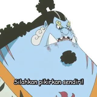 😛 Silahkan pikirkan sendiri! telegram sticker