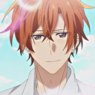 😊 Anime, Manga, Personnage, Garçon, Souriant, Portrait telegram sticker
