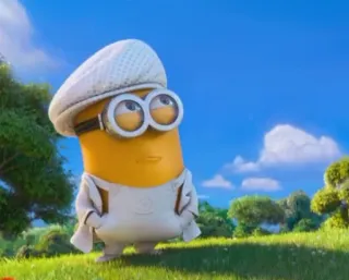 😎 Minion Despicable Me minion, cartoon, character, funny, cute telegram sticker