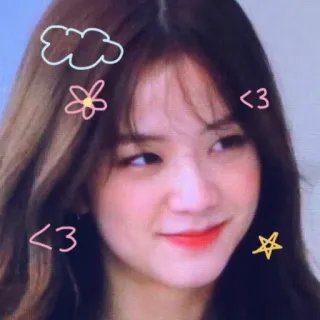 🌸 flor, nube, estrella, corazón, estético, lindo whatsapp sticker