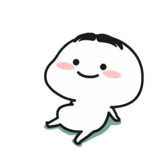 ☁ süß, Cartoon, fröhlich, Figur, Illustration telegram sticker
