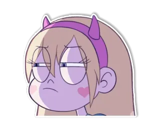 😑 Star Butterfly Star vs. the Forces of Evil การ์ตูน, ตัวละคร, ประชดประชัน, เบื่อ, สตาร์ บัตเตอร์ฟลาย telegram sticker