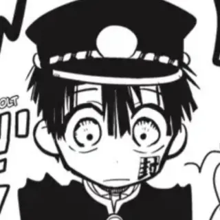 🍚 Hanako-kun Toilet-bound Hanako-kun COLT Hanako-kun, Toilet-bound Hanako-kun, anime, manga, character, sticker, ghost telegram sticker