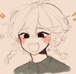 🌟 Anime, Manga, Kreskówka, Rysunek, Postać, Ilustracja telegram sticker