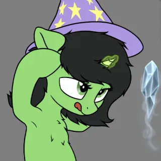 🪄 小马, 巫师, 魔法, 卡通, 角色, 幻想 telegram sticker