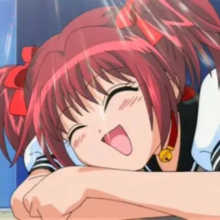 😊 Anime, Mädchen, Süß, Fröhlich, Kawaii whatsapp sticker