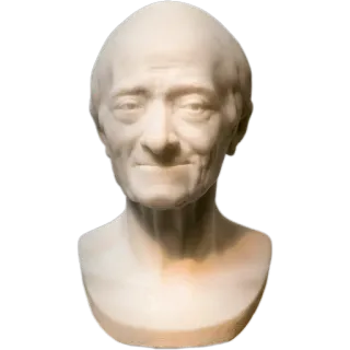 👴 bust, sculpture, head, art, statue, white telegram sticker