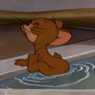 😁 Jerry Tom and Jerry Dessin animé, Souris, Animal, Mignon, Jerry telegram sticker