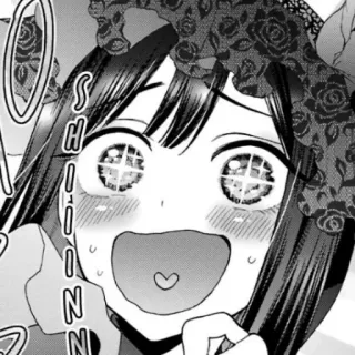 🤩 SHINON Anime, Manga, Dessin animé, Yeux, Visage, Expression, Roses telegram sticker